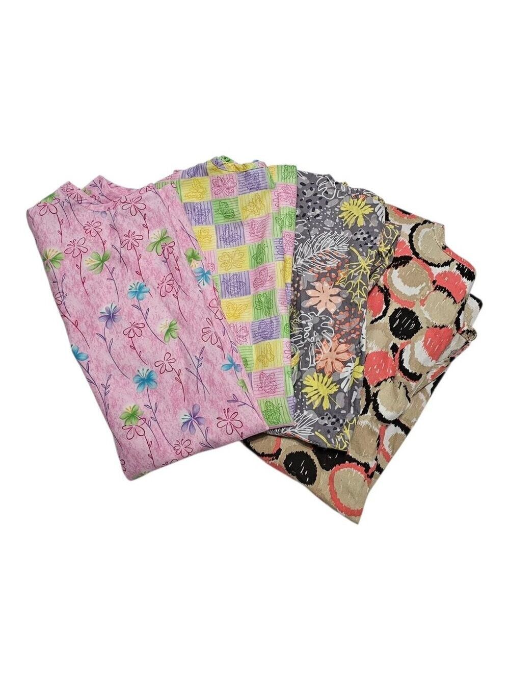 Bundle Scrub Tops Size Small Colorful Patterned Mixed Brands